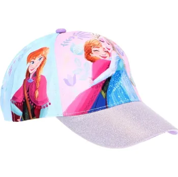 Módní doplněk DIFUZED • Dívčí kšiltovka Ledové království - Frozen - s třpytivým kšiltem - vel. 54 54