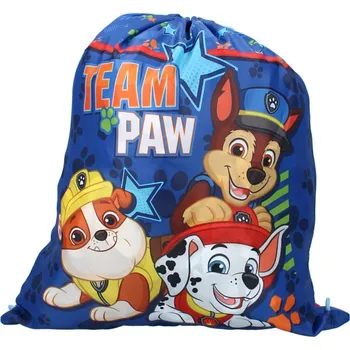 Školní sáček Vadobag • Sáček na přezůvky / vak na záda Tlapková patrola - Paw Patrol - motiv Team Paw
