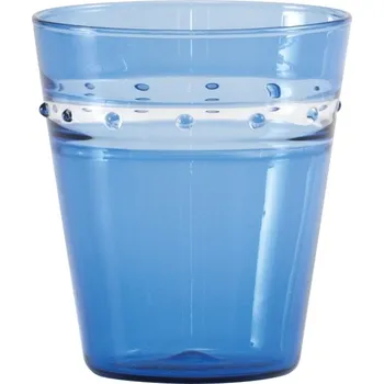 Sklenice Zafferano, Skleněný pohár A Pallini 300 ml sytě modrý - Formadore