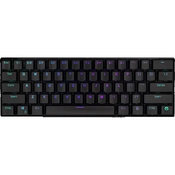 Klávesnice Endorfy herní klávesnice Thock Compact RD/ USB/ red sw. / drátová / mechanická / US layout / mini /černá RGB