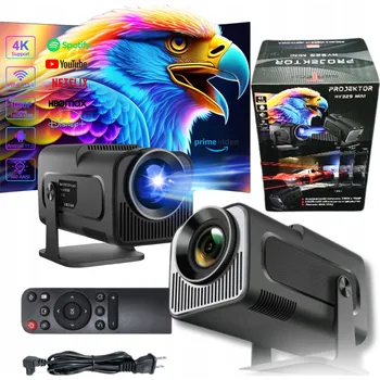 Projektor LED Projektor Přenosný HY320 Mini projektor Smart Domácí Kino 4K Otočný
