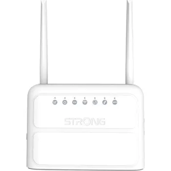 Síťový prvek STRONG 4G LTE router 360/ Wi-Fi standard 802.11 b/g/n/ 300 Mbit/s/ 2,4GHz/ 4x LAN/ 1x SIM slot/ 2 odnímatelné antény