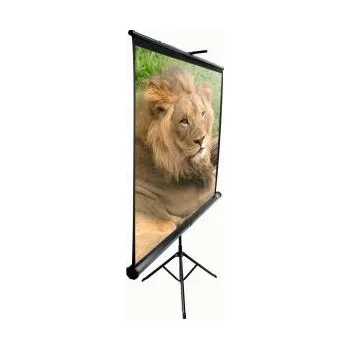 Projekční plátno ELITE SCREENS T136UWS1 manuální roletové plátno se stativem, 244x244cm, uhlopříčka 136 palců, 1/1, černé pouzdro