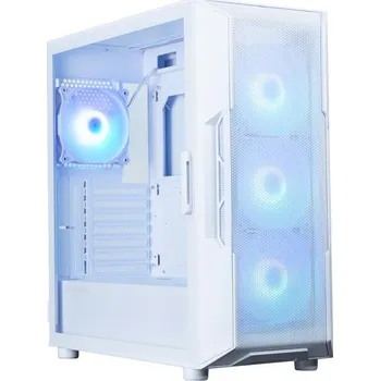 Zalman skříň i3 Neo ARGB V2 White / ATX / 4x120mm ARGB Fan / 2xUSB 3.0 / bílá