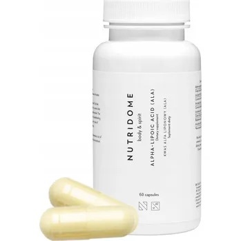 Doplněk stravy Kyselina alfa-lipoová Nutridome kapsle 60 ks bez cukru