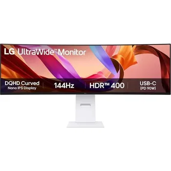 Počítač LG monitor 49U950A-W zakřivený IPS 49" / 5120 x 1440/ 32:9/ 5ms/144Hz/ DP/ HDMI/ USB/ repro