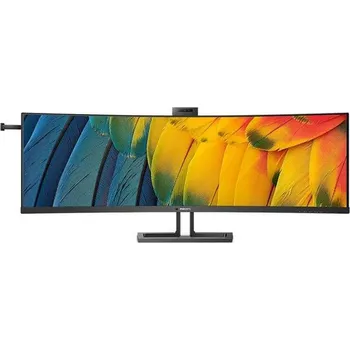 Monitor Philips LCD 45B1U6900CH 44,5" zakřivený VA/5120x1440@75Hz/4ms/450cd/2xHDMI/DP/4xUSB/USB-C dock/Webcam/Repro/HAS/VESA