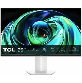 Monitor TCL 25G54 24,5" IPS FHD/5ms/450 nits/1300:1/144Hz/HDMI/DP/Tilt/VESA/Flicker Free/Low Blue Light