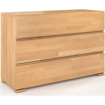 Komoda Komoda z masivu buk Vestre 3S Odstín moření: Buk přírodní