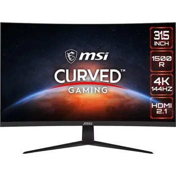 Počítačové příslušenství MSI/G321CU/31,5"/VA/4K UHD/144Hz/4ms/Black/3R