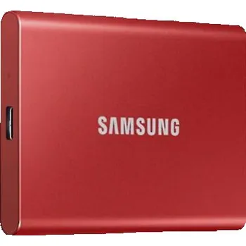Externí pevný disk Samsung Externí SSD disk 500 GB červený