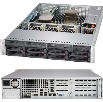 Server SUPERMICRO 2U WIO chassis 8x3,5" HS,600W