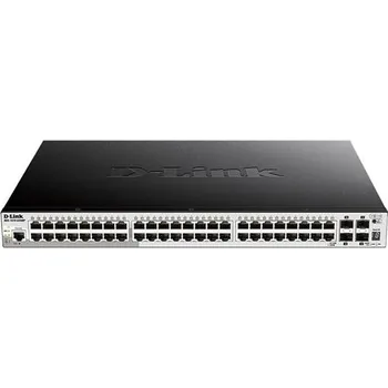 Počítač D-Link DGS-1510-52XMP 52-Port Gigabit Stackable PoE Smart Managed Switch including 4 10G SFP+, 370W PoE budget