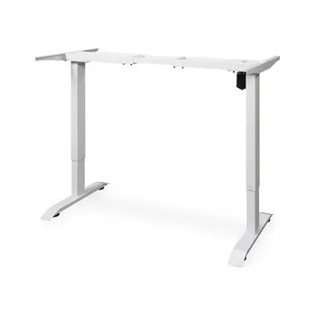 Psací stůl DIGITUS Elektricky výškově nastavitelný stolní rám, samostatný motor, bílý