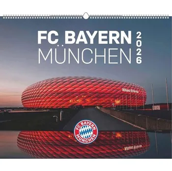 Kalendář Nástěnný kalendář FC Bayern München 2026