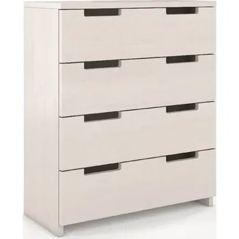 Komoda Komoda z masivu borovice Spektrum 4S Odstín moření: Bílá