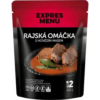 Hotové jídlo EXPRES MENU Rajská omáčka s hovězím masem