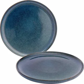 Altom Sada 2 mělkých talířů Reactive Stripes 26 cm, modrá