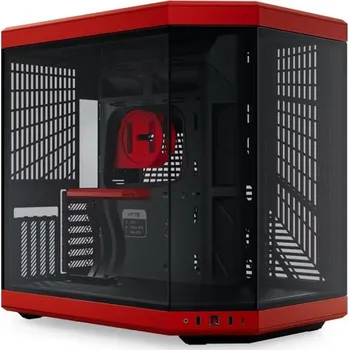 PC skříň HYTE skříň Y70 Black Cherry / levé a přední sklo / Riser PCIe 4.0 / bez zdroje / 1x USB-C / 2x USB-A