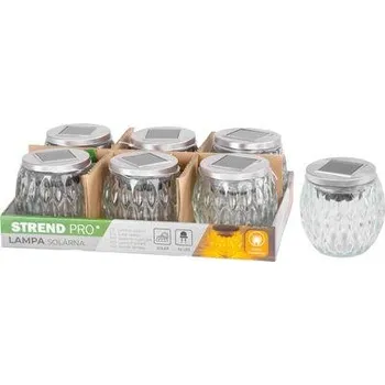 Čtecí lampička 6 ks Lampa Strend Pro Garden, solárna, efekt plameňa, 6x LED, teplá biela, 10x10 cm, Sellbox 6 ks