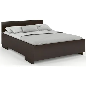 Postel Zvýšená postel z masivu borovice Bergman Rozměr: 120x200, Odstín moření: Palisander