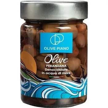 Olivy Peranzana v moř.vodě Piano bez pecky 180g (Olivy Peranzana v mořské vodě bez pecky)