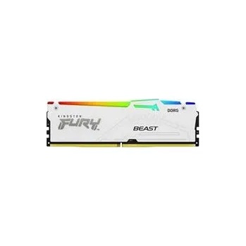 Počítač KINGSTON 32GB 5200MT/s DDR5 CL36 DIMM FURY Beast White RGB EXPO