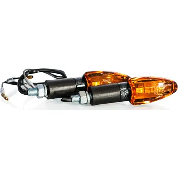Osvětlení pro motocykl Miniblinkry MOTION STUFF karbonový dlouhá nožička