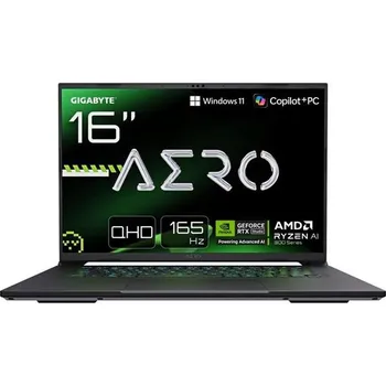 Notebook Gigabyte AERO/X16 1WH93EEC64DH/AI7-350/16"/2560x1600/32GB/1TB/RTX 5070/W11H/White/2R