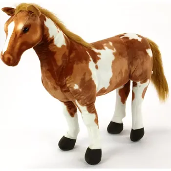 plyšák Plyšový kůň American Paint Horse 65cm (Strakatý kamarád pro mazlení)
