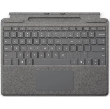 Klávesnice MS Surface Pro Keyboard + Pen Storage Con, Pen Storage, CoPilot Button, CZ, Platinum