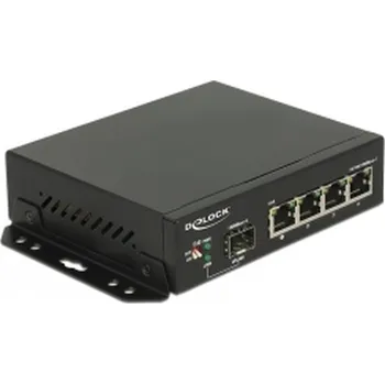 Počítač Delock Gigabit Ethernet Switch 4 Port + 1 SFP