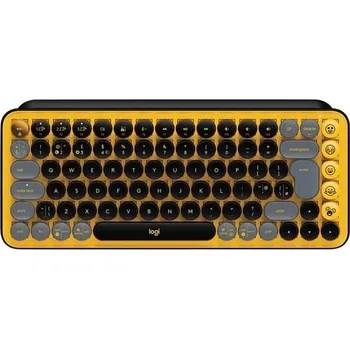 Počítačové příslušenství Logitech POP Keys Wireless Mechanical Keyboard With Emoji Keys - BLAST_YELLOW - UK - INTNL