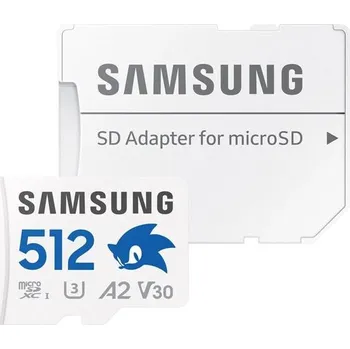 Paměťová karta Samsung micro SDXC 512GB PRO plus Sonic + SD