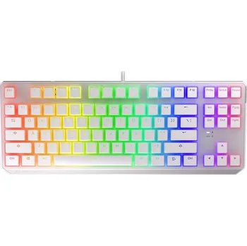 Klávesnice Endorfy herní klávesnice Thock TKL OWH Pudd.Khail BL RGB /USB/ blue sw. / drátová / mechanická / US layout / bílá RGB