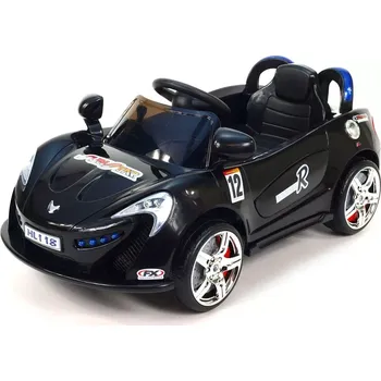 autíčko Dětské elektrické autíčko pro nejmenší černé - SESTAVENÉ - II.jakost