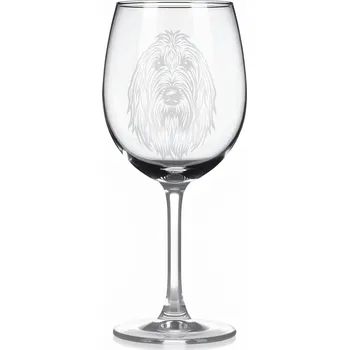 Sklenice Sklenice na víno s gravírovaným motivem – Briard – 4