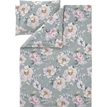 Povlečení LIVARNO® Ložní povlečení Renforcé, 220 x 240 cm, 70 x 90 cm (pivoňky)