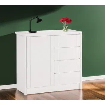 Komoda Buková komoda Timo I - bílá