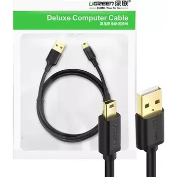 USB hub UGREEN 10355B mini USB (samec) na USB 2.0 černá (10355B)