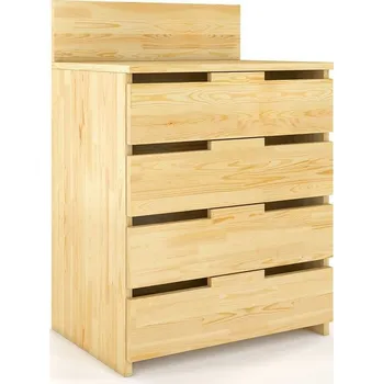 Komoda Komoda z masivu borovice Bergman 4S Odstín moření: Borovice přírodní