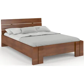 Postel Zvýšená postel z masivu buk Arhus Rozměr: 120x200, Odstín moření: Ořech