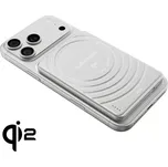 Cubenest Qi2 Magnetická bezdrátová powerbanka SlimDual 5000 mAh SQ1B3D stříbrná