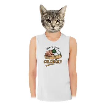 Bastard Na chlebíčky dámské tílko volné White