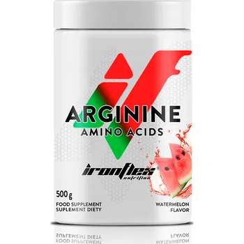 Aminokyselina Arginin v prášku IronFlex Arginin IronFlex 500 g, příchuť meloun