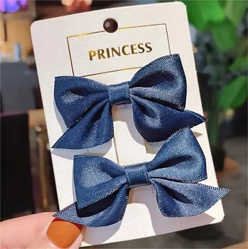 Sponky do vlasů Mašlička - Tmavě modrá KP-38391