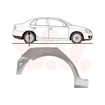 Příslušenství karosérie Boční stěna VAN WEZEL 5886148