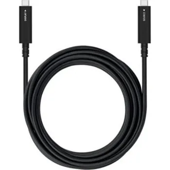 Datový kabel NEC - USB kabel - 24 pin USB-C (M) do 24 pin USB-C (M) - USB 2.0 / DisplayPort 1.4 - 7 m - podpora Power Delivery, podpora 4K60Hz