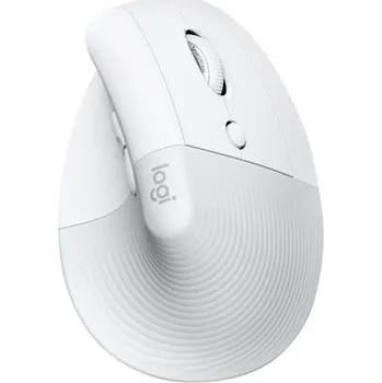 Myš Logitech Lift for Mac - Vertikální myš - ergonomický - optický - 6 tlačítka - bezdrátový - Bluetooth - USB přijímač