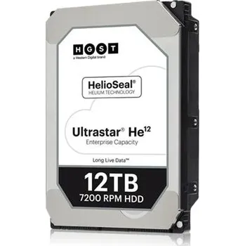 Interní pevný disk WD ULTRASTAR HE12 3.5in 26.1MM 12000GB 256MB 7200RPM SAS ULTRA 512E ISE P3 HE12